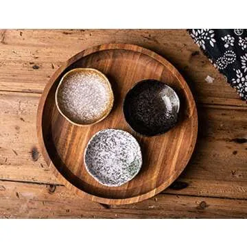 Buy Mozacona 3pcs Ceramic Dipping Bowls for Sauces