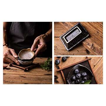 Buy Mozacona 3pcs Ceramic Dipping Bowls for Sauces