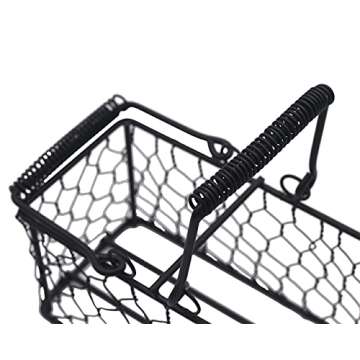 Mason Jar Caddy for 2 Pint Jars in Rustic Chicken Wire