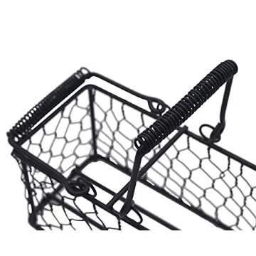 Mason Jar Caddy for 2 Pint Jars in Rustic Chicken Wire