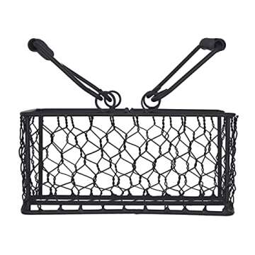 Mason Jar Caddy for 2 Pint Jars in Rustic Chicken Wire