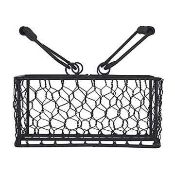 Mason Jar Caddy for 2 Pint Jars in Rustic Chicken Wire