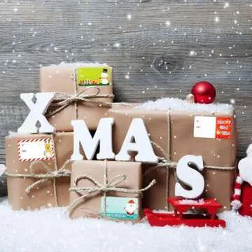 Colorful Outus 500 Self Adhesive Christmas Gift Tags