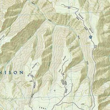 Kebler Pass Map - Waterproof & Durable Topo Map