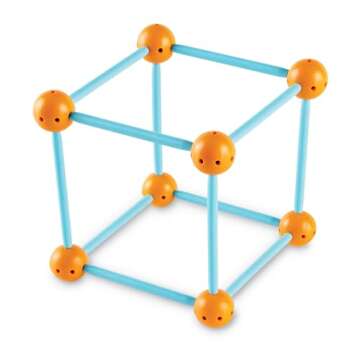 Learning Resources STEM Explorers Geomakers - 58 Pieces, Ages 5+ STEM Toys for Kids, Kindergartner Learning Toys, Shapes for Kids