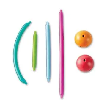 Learning Resources STEM Explorers Geomakers - 58 Pieces, Ages 5+ STEM Toys for Kids, Kindergartner Learning Toys, Shapes for Kids