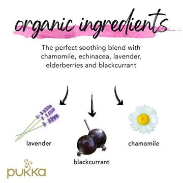 Pukka Night Time Berry Herbal Tea, Organic with Chamomile, 60 Bags