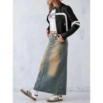 Stylish Saodimallsu Women’s Faux Leather Jacket.