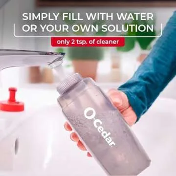 O-Cedar ProMist MAX Spray Mop, PMM with 3 Extra Refills, Red