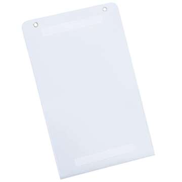 Geeice Bedside Caddy, 5 Pockets Remote Control Holder Bed Sofa storage, Tablet Phone Magazine organizer Side Pocket for Home Dorm Desk, White