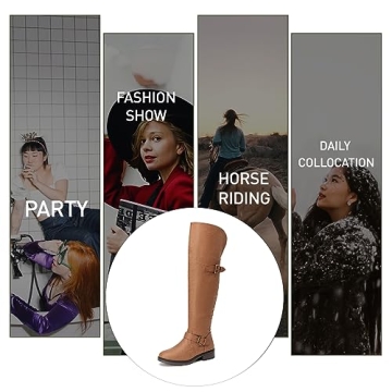 CentroPoint Women's Stylish Over The Knee Riding Boots