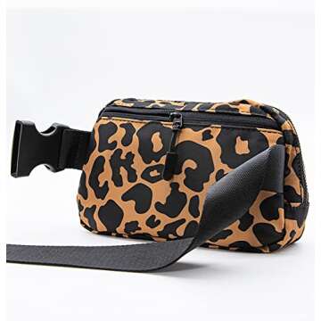 YOSHUYUKI Fanny Pack: Trendy Mini Crossbody for All