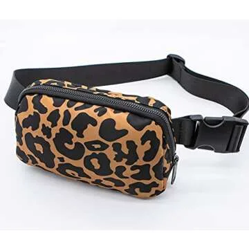 YOSHUYUKI Fanny Pack: Trendy Mini Crossbody for All