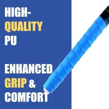 Cheerock 4 Pack Drum Stick Tape, Anti Slip Drumstick Wrap Grips with Double-Sided Adhesive Tape for ...