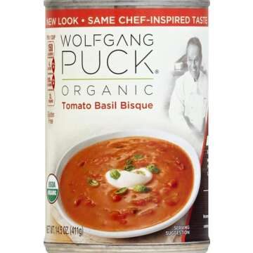 Wolfgang Puck Organic Tomato Basil Bisque, 14.5 oz.