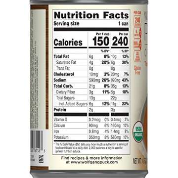 Wolfgang Puck Organic Tomato Basil Bisque, 14.5 oz.