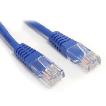 StarTech.com Cat5e Ethernet Cable - 6 ft Blue Patch Cable - Reliable Speed and Durability