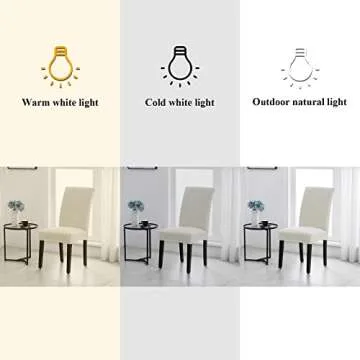 Joccun Dining Chair Covers Set of 4 - Washable & Stylish