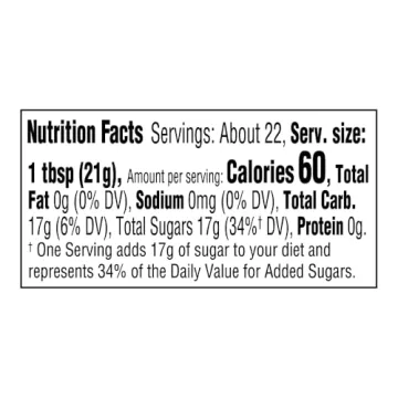 Amazon Fresh Raw Wildflower Honey 16 Oz - Pure Sweetness