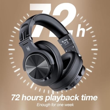 OneOdio A70 Bluetooth Headphones with 72H Playtime