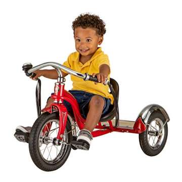 Schwinn Roadster Bike for Toddler, Kids Classic Tricycle, Low Positioned Steel Trike Frame with Bell...