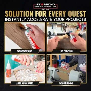 Starbond CA Glue Accelerator - Instantly Dries Super Glue (6 Ounce)