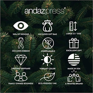 Andaz Press Christmas Ornament for College Students