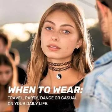 BodyJ4You 90s Tattoo Choker Necklace Set for Women