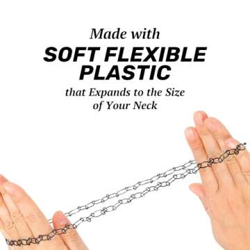 BodyJ4You 2PC Tattoo Choker Necklace - 90s Choker Necklace Women - 2000s Y2K Black Chokers - Yin Yang Silvertone Charm Pendant - Vintage Emo Stretchy Elastic Necklace