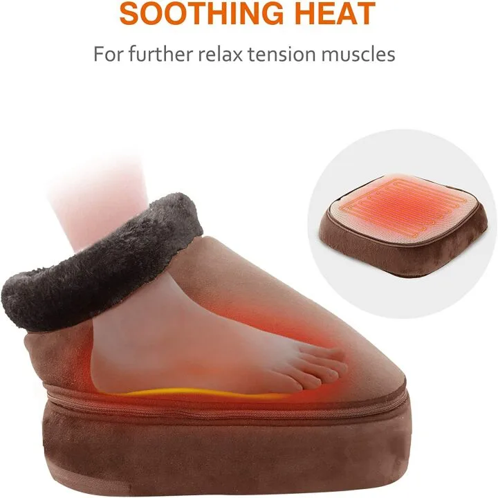 Snailax 3-in-1 Foot Warmer & Back Massager