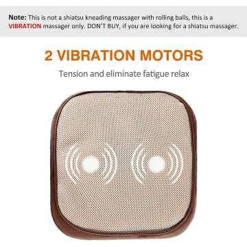 Snailax 3-in-1 Foot Warmer & Back Massager