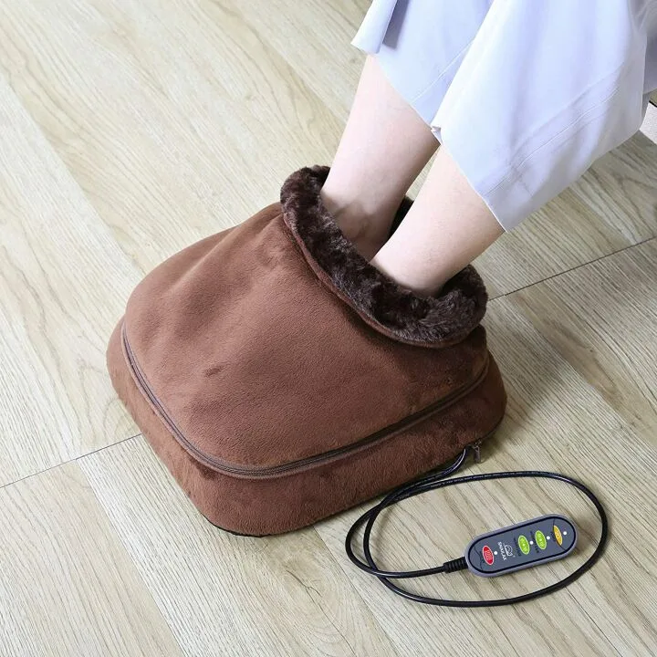 Snailax 3-in-1 Foot Warmer & Back Massager