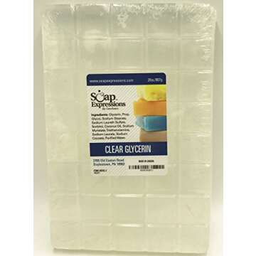 Soap Expressions Clear Glycerin Soap Base- 2lb