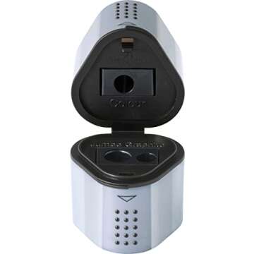 Faber-Catell Trio Sharpener Box Grip 2001 Silver