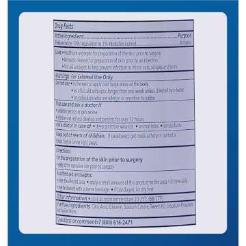Major 10% Povidone-Iodine Liquid Topical Solution, USP - Topical Antiseptic for Cuts, Scrapes, Burns, and Minor Skin Wounds - 8 Fl. Oz.