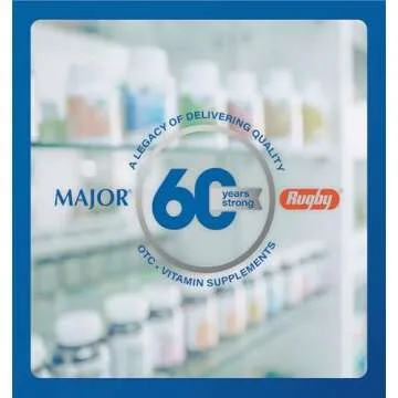 Major 10% Povidone-Iodine Liquid Topical Solution, USP - Topical Antiseptic for Cuts, Scrapes, Burns, and Minor Skin Wounds - 8 Fl. Oz.