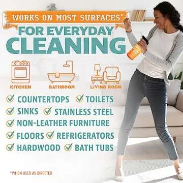 ANGRY ORANGE Citrus Multipurpose Cleaner Spray for Kitchen and Bathroom - 24 oz - 1 Pack