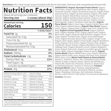 Garden of Life Vegan Protein Shake with Probiotics