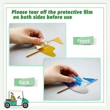 21PCS Golf Cake Decorations Golf Cart Cake Toppers Balls Cake Topper Heading for The Green for Golfers with Golf Cart Balls for Party Supplies