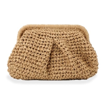 Stylish Emprier Straw Clutch Purse for Summer Fun