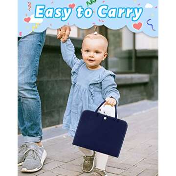 Gojmzo Busy Board Montessori Toys for Toddlers Sensory Toys Gifts for 1 2 3 4 Year Old Boys & Girls Preschool Toddler Activities Educational Travel Toy Learning Basic Dress Skills