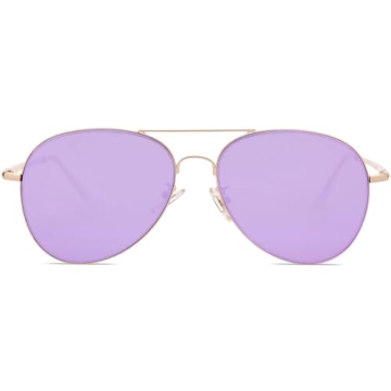 SOJOS Classic Aviator Sunglasses UV400 Protection Metal Frame