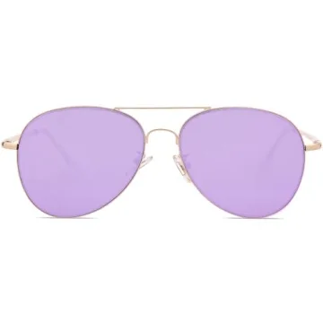 SOJOS Classic Aviator Sunglasses UV400 Protection Metal Frame