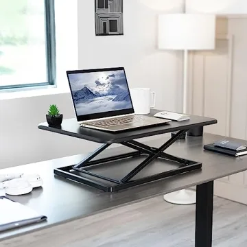 Ultra-Slim Adjustable Standing Desk Riser for Comfort