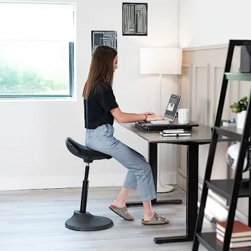 Ultra-Slim Adjustable Standing Desk Riser for Comfort