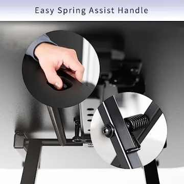 Ultra-Slim Adjustable Standing Desk Riser for Comfort