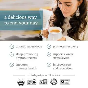 Organifi: Gold - Superfood Supplement Powder- 90 Servings (3 Pack) - Stress Support, Better Rest, Relaxation and Promotes Restful Sleep - Turmeric and Reishi Infused