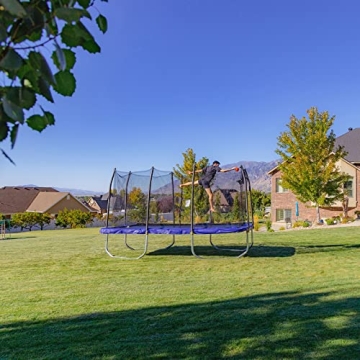 SKYWALKER 15 FT Jump N' Dunk Rectangle Trampoline
