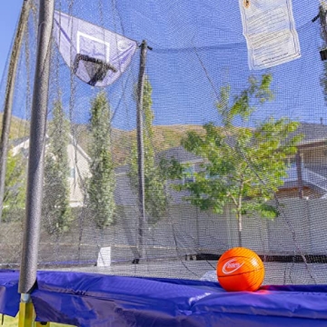 SKYWALKER 15 FT Jump N' Dunk Rectangle Trampoline