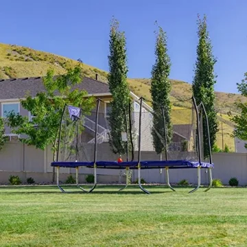 SKYWALKER 15 FT Jump N' Dunk Rectangle Trampoline